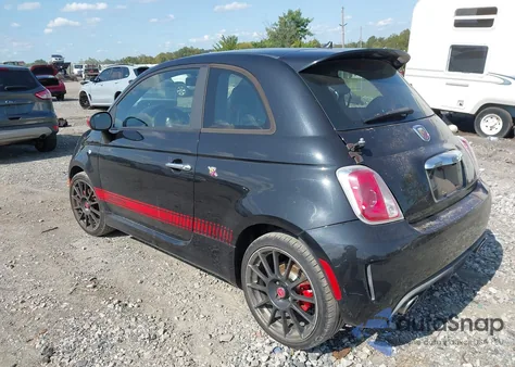 2013 Fiat 500 Abarth из США, поврежденный, VIN 3C3CFFFH5DT627589